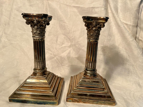 Antique silverplated - of,